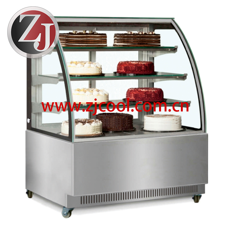 Glass Display Cake Showcase Cake On Counter Cooler Freezer Refrigerator