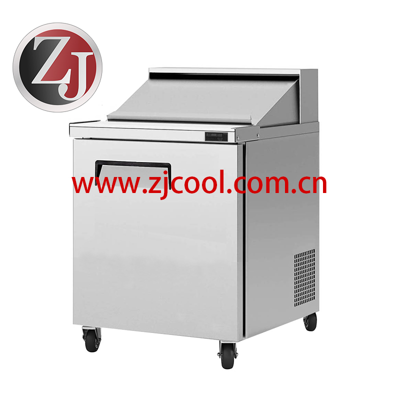 Salad prep table refrigerator