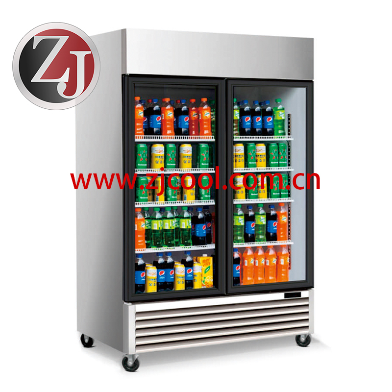 Glass Door Commercial Refrigerator Reach In Freezer