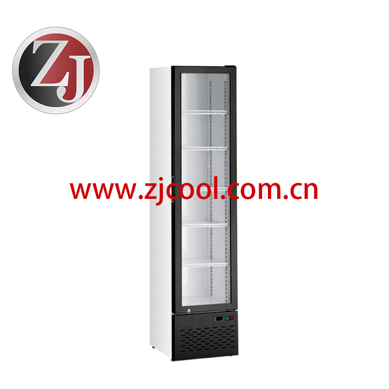 105L Upright Glass Door  Beverage Cooler